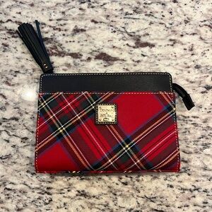 Dooney & Bourke Red Plaid Wristlet